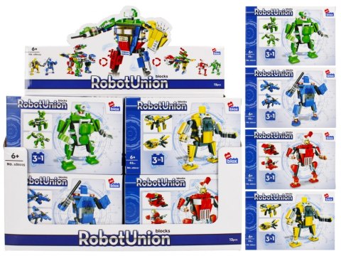 Klocki konstrukcyjne 62-65 elementów Robot display alleBLOX 492914