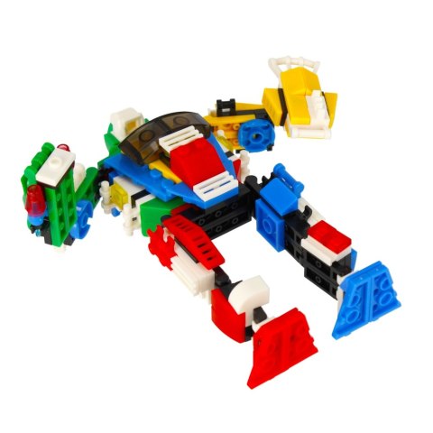 Klocki konstrukcyjne 62-65 elementów Robot display alleBLOX 492914