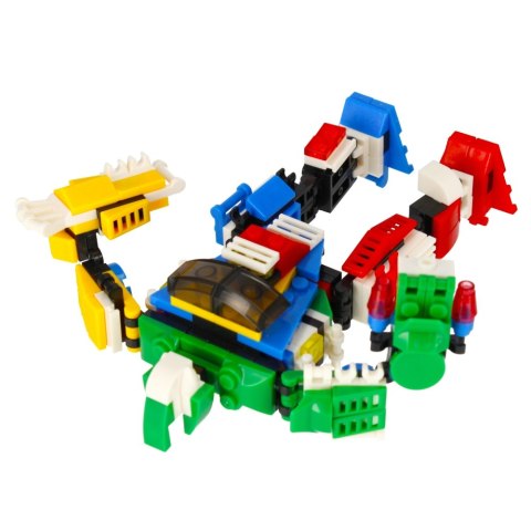 Klocki konstrukcyjne 62-65 elementów Robot display alleBLOX 492914
