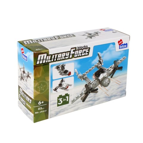 Klocki konstrukcyjne 62 elementy Military alleBLOX 492866