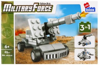 Klocki konstrukcyjne 65 elementów Military alleBLOX 492868