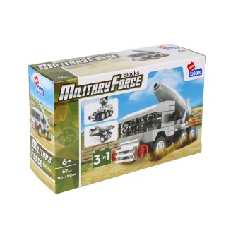 Klocki konstrukcyjne 67 elementów Military alleBLOX 492865