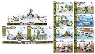Klocki konstrukcyjne 94-106 elementów Military alleBLOX 492863