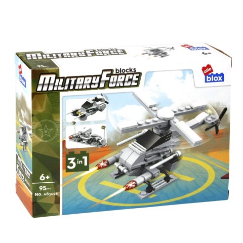Klocki konstrukcyjne 95 elementów Military alleBLOX 492855