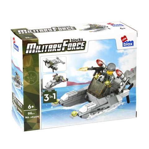 Klocki konstrukcyjne 96 elementów Military alleBLOX 492860