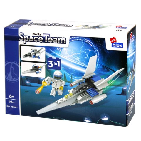 Klocki konstrukcyjne 96 elementów Space alleBLOX 492882