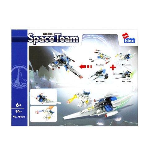 Klocki konstrukcyjne 96 elementów Space alleBLOX 492882