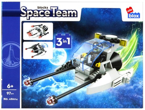 Klocki konstrukcyjne 97 elementów Space alleBLOX 492884