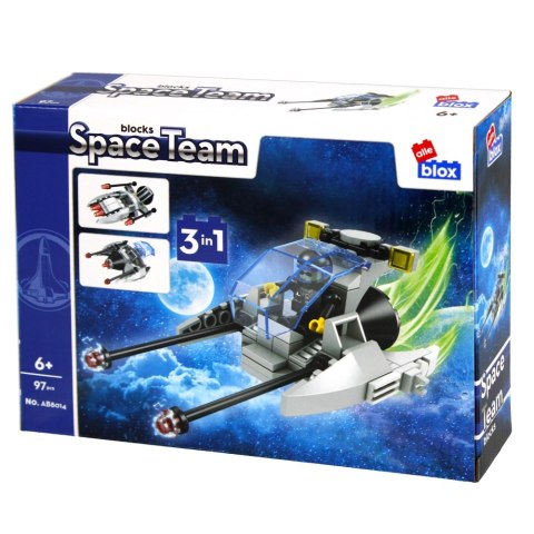 Klocki konstrukcyjne 97 elementów Space alleBLOX 492884