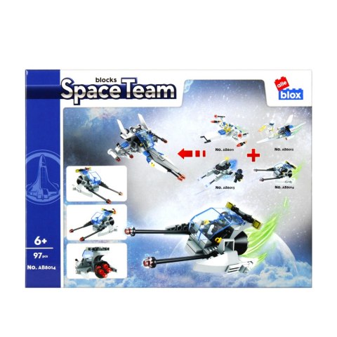 Klocki konstrukcyjne 97 elementów Space alleBLOX 492884