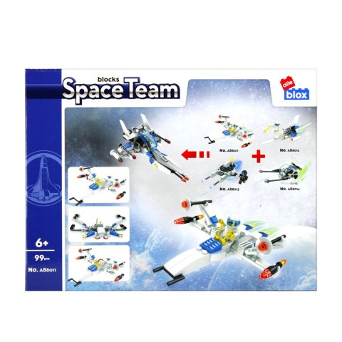 Klocki konstrukcyjne 99 elementów Space alleBLOX 492881