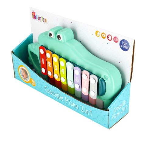 Pianinko Krokodylek 2W1 BAM BAM 492794