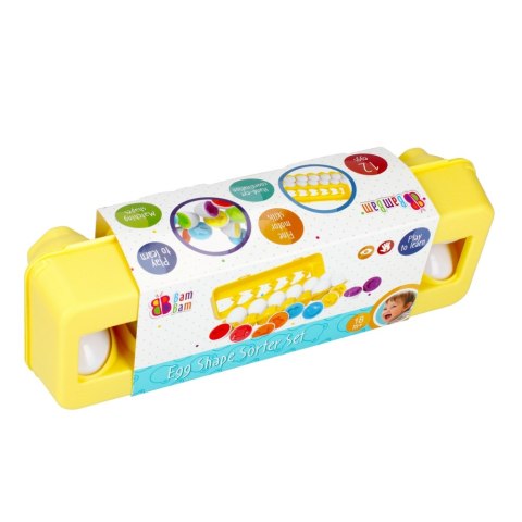 Zabawka edukacyjna sorter Jajka BAM BAM 492750