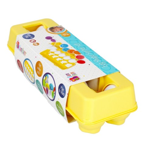 Zabawka edukacyjna sorter Jajka BAM BAM 492750