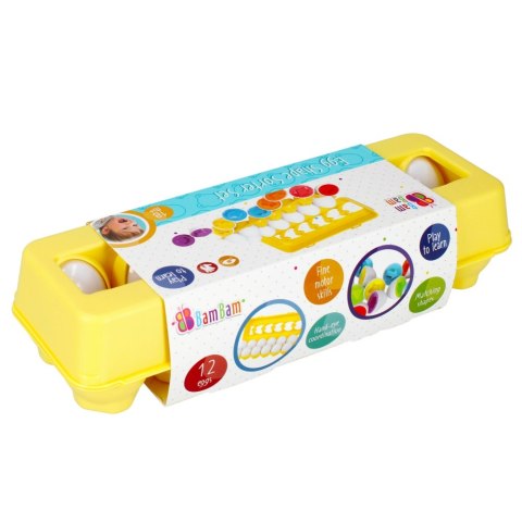 Zabawka edukacyjna sorter Jajka BAM BAM 492750