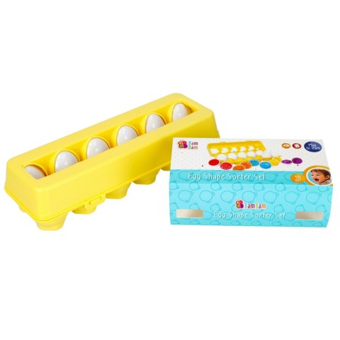 Zabawka edukacyjna sorter Jajka BAM BAM 492750