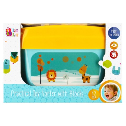 Zabawka edukacyjna sorter klocków BAM BAM 492806
