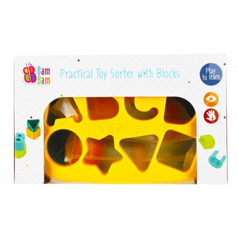 Zabawka edukacyjna sorter klocków BAM BAM 492806