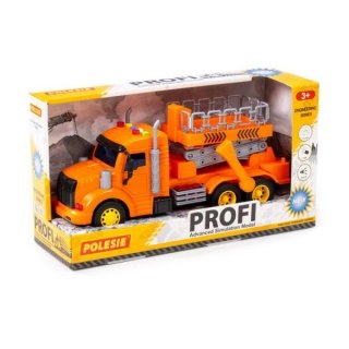 Auto ciężarowe z podnośnikiem dzwięk/światło P/B 33x11x18 WADER POLESIE 89779