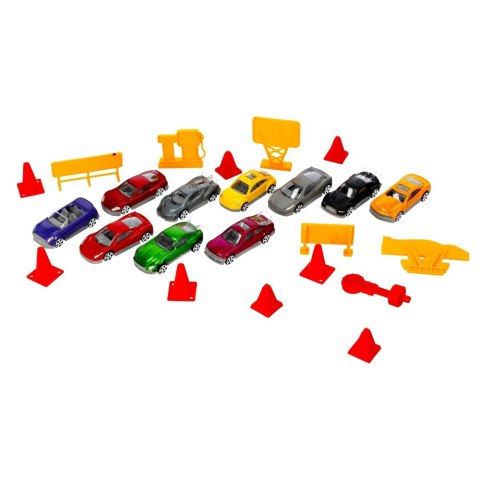 Auto wyścigowe metalowe Kontener MEGA CREATIVE 498690