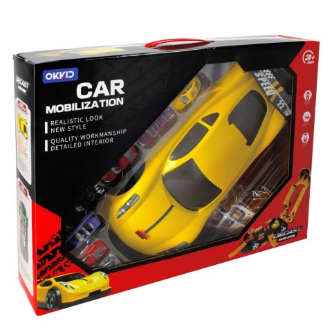 Auto wyścigowe metalowe Kontener MEGA CREATIVE 498690