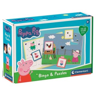 Clementoni Gra Bingo&Puzzle Peppa Pig PUD 16737