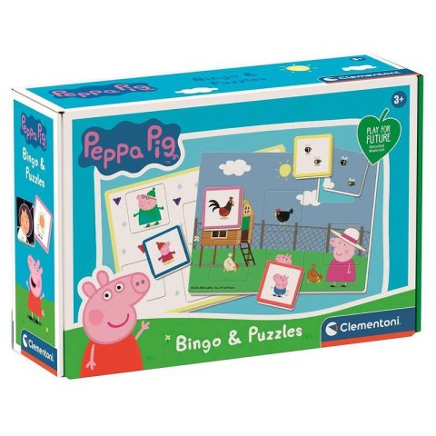Clementoni Gra Bingo&Puzzle Peppa Pig PUD 16737