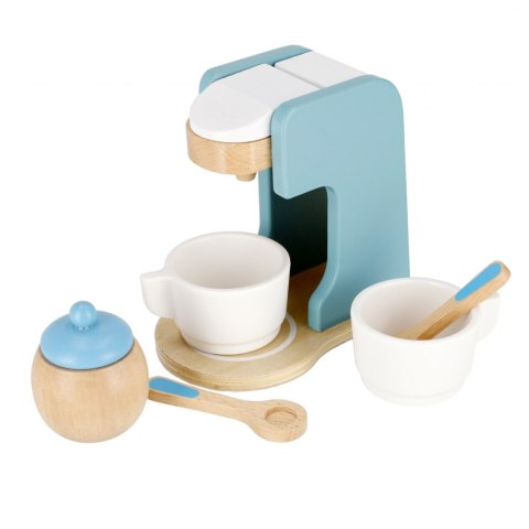 Ekspres do kawy drewniany z akcesoriami MEGA CREATIVE 499031