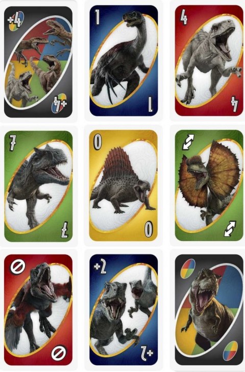 GRA MATTEL UNO JURASSIC WORLD 3 GXD72 PUD8