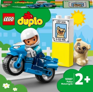 Klocki konstrukcyjne 10967 Duplo Motocykl Policja LEGO 10967