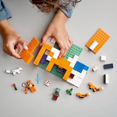 Klocki konstrukcyjne Minecraft Siedlisko Lisów LEGO 21178