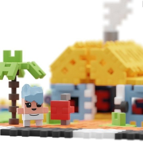 Klocki konstrukcyjne Mini Waffle 148 elementów City Dom MARIOINEX 904152