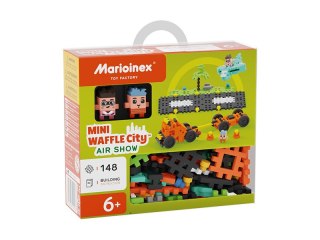 Klocki konstrukcyjne Mini Waffle 148 elementów City Pokaz Lotniczy MARIOINEX 904237