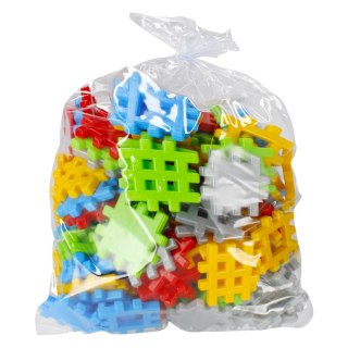 Klocki konstrukcyjne Wafle mini 130 elementów Adusie CZAKO 409410