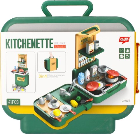 Kuchnia 3w1 w walizce akcesoria MEGA CREATIVE 498774