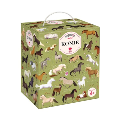 PUZZLE 60EL KONIE 4 CZU PUD