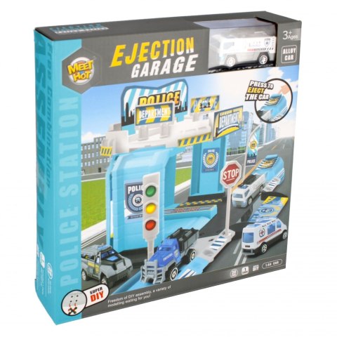 Parking Policja plus akcesoria metalowe MEGA CREATIVE 498802