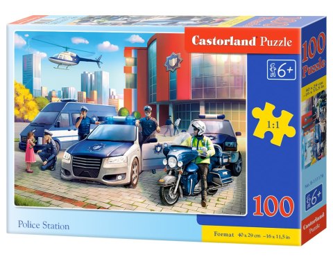 Puzzle 100 elementów Police Station CASTORLAND B-111176