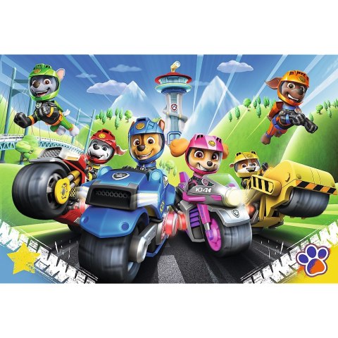 Puzzle 100 elementów Psi Patrol na motorach TREFL 16430 TREF
