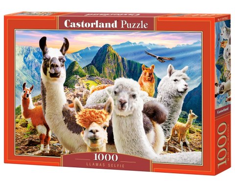 Puzzle 1000 elementów Llamas Selfie CASTORLAND C-104758