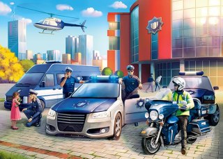 Puzzle 120 elementów Police Station CASTORLAND B-13562