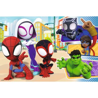 Puzzle 24 elementy Maxi Spidey i przyjaciele TREFL 14348 TREF