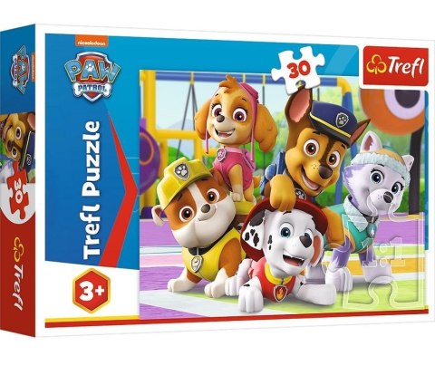 Puzzle 30 elementów Psi Patrol Zawsze na czas PUD TREFL 18286 TR