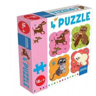 Puzzle 4x4el Z Jamnikiem PLX GRN PUD 4045