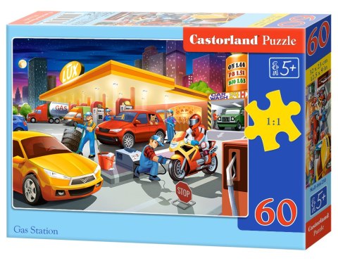 Puzzle 60 elementów Gas Station CASTORLAND B-066230