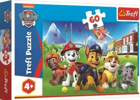 Puzzle 60 elementów Psi Patrol na polanie PUD TREFL 17375 TR