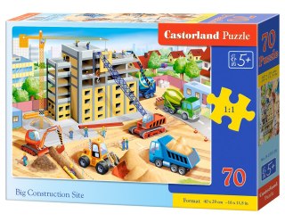 Puzzle 70 elementów Big Construction Site CASTORLAND B-070138