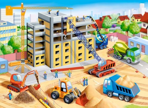 Puzzle 70 elementów Big Construction Site CASTORLAND B-070138