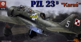 Samolot sklejany 1 72 PZL 23B Karaś PUD PLASTYK PZL 23B