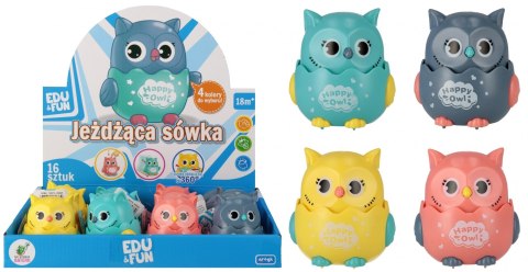 Sowa Naciśnij i Jedź 8 cm mix ARTYK 160370